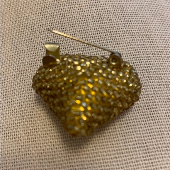 NWOT Puffy Heart Pin - 1” wide x 1.25 high - Picture 2 of 3